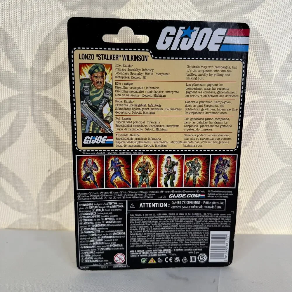 GI Joe Retro Collection Lonzo Stalker Wilkinson Action‎ Figure Walmart Exclusive